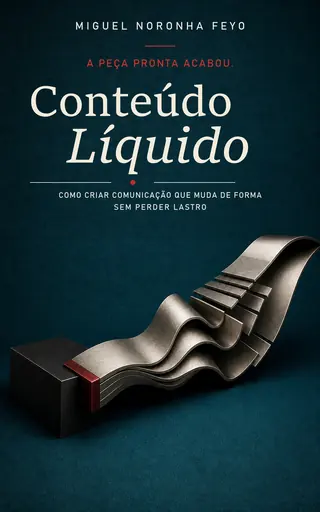 Capa do livro Conteúdo Líquido, de Miguel Noronha Feyo — em preparação